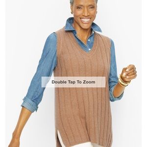 Like New- talbots v neck sweater tunic